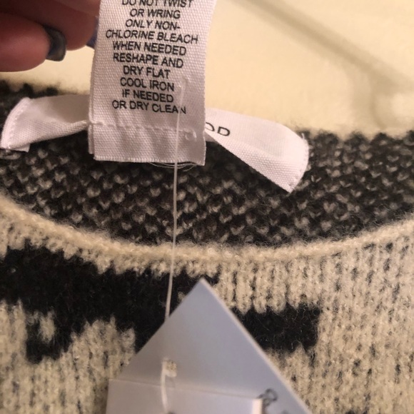 NWT Workshop Camouflage High Low Sweater Size XS - Picture 8 of 12